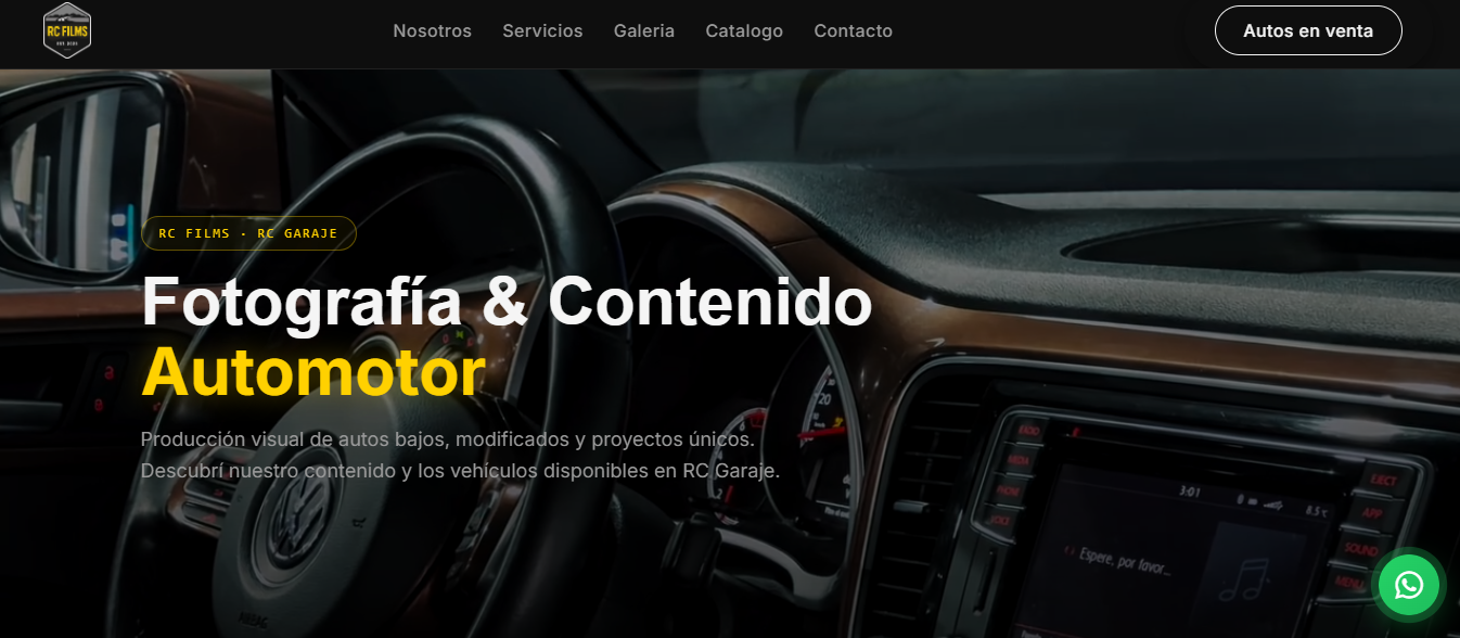 RC Films – Producción Audiovisual Automotor